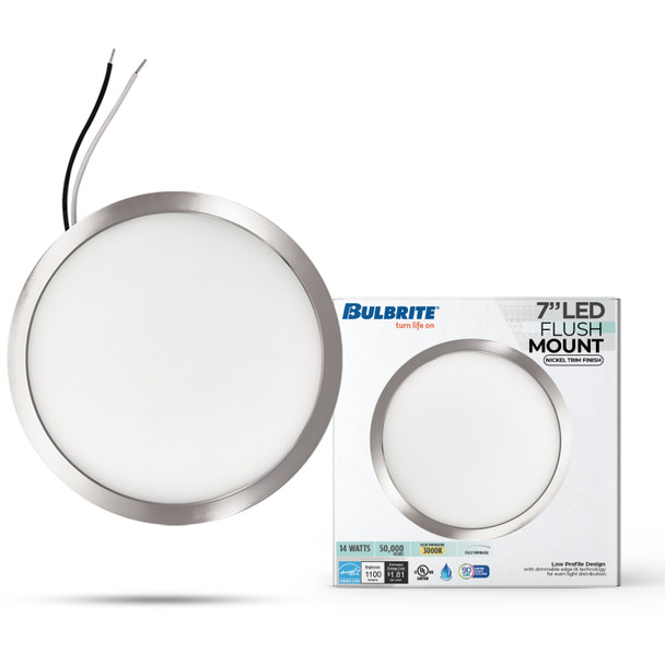 Bulbrite LED 14 Watt Flush Mount Fixture, 3000K (Soft White Light) - alternate image 20