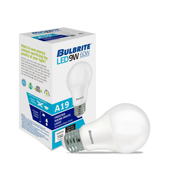 Bulbrite LED 8.5 Watt A19 Light Bulb With A Frost Finish And Medium Screw (E26) Base - alternate image 2