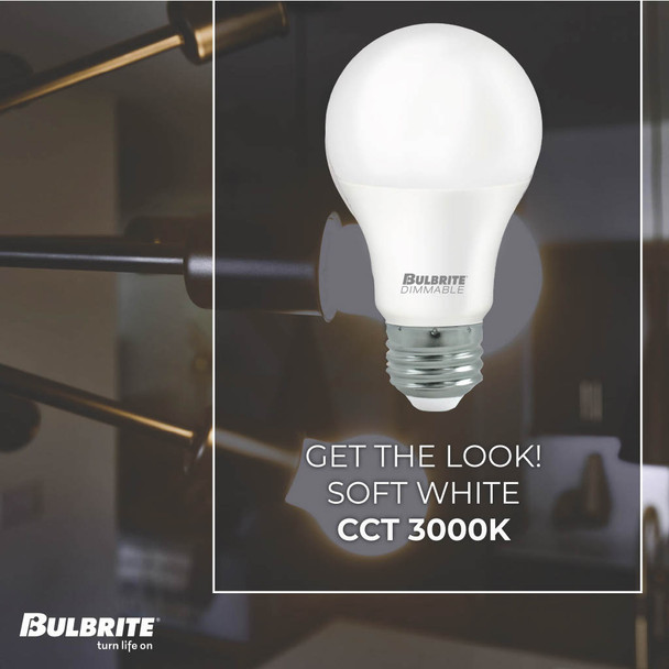 Bulbrite LED 8.5 Watt A19 Light Bulb With A Frost Finish And Medium Screw (E26) Base, Pack Of 25 - alternate image 8
