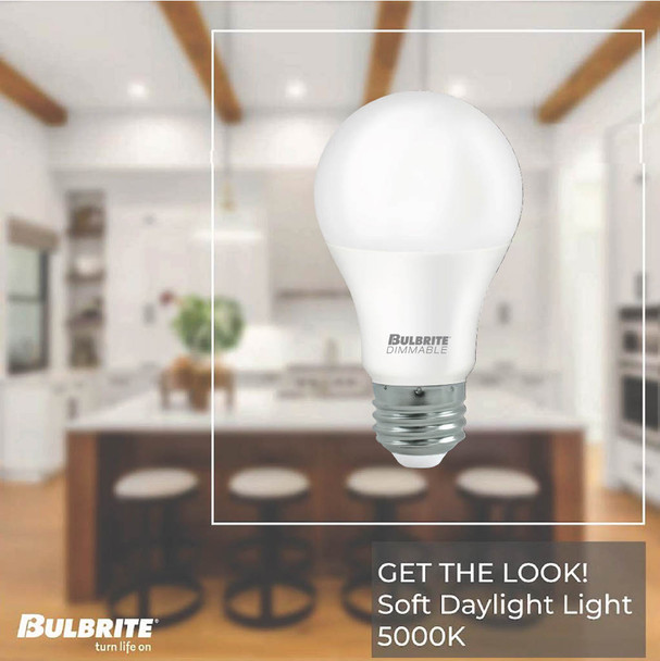 Bulbrite LED 9 Watt A19 Light Bulb With A Frost Finish And Medium Screw (E26) Base, Pack Of 4 - alternate image 18