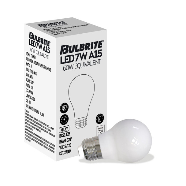 Bulbrite LED 7.6 Watt A15 Light Bulb With Medium Screw (E26) Base - alternate image 5