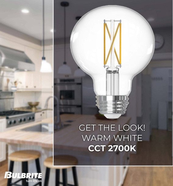 Bulbrite LED 7.6 Watt G25 Light Bulb With Medium Screw (E26) Base - alternate image 3