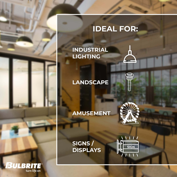 Bulbrite LED 7.6 Watt ST18 Light Bulb With A Clear Finish And Medium Screw (E26) Base - alternate image 4
