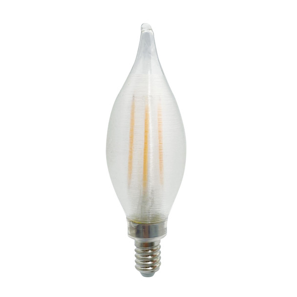 Bulbrite LED 4 Watt C11 Light Bulb With A Satin Finish And Candelabra Screw (E12) Base, 2700K (Warm White Light) - main product image