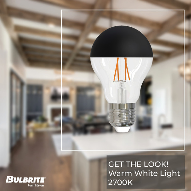 Bulbrite LED 5 Watt A19 Light Bulb With Medium Screw (E26) Base, 2700K (Warm White Light) - alternate image 2