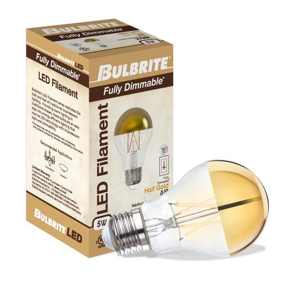 Bulbrite LED 5 Watt A19 Light Bulb With Medium Screw (E26) Base, 2700K (Warm White Light) - alternate image 7
