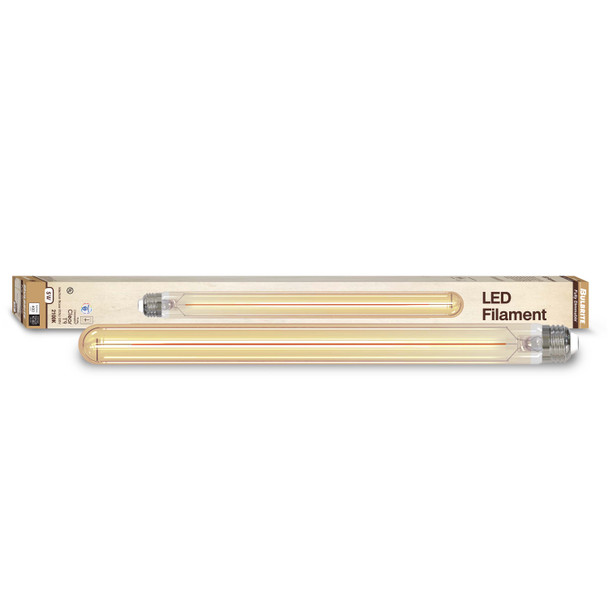 Bulbrite LED 5 Watt T9 15" Light Bulb With An Antique Finish And Medium Screw (E26) Base, 2100K (Amber Light) - alternate image 1