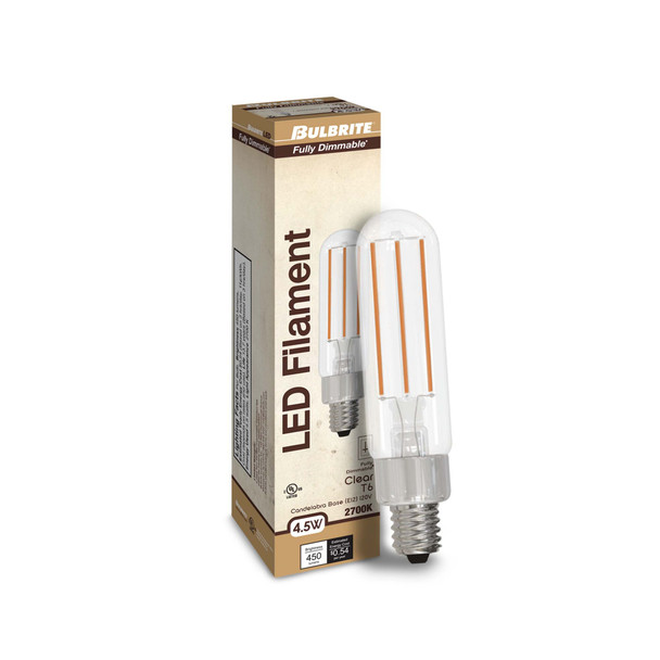 Bulbrite LED 4.5 Watt T6 Light Bulb With Candelabra Screw (E12) Base - alternate image 1