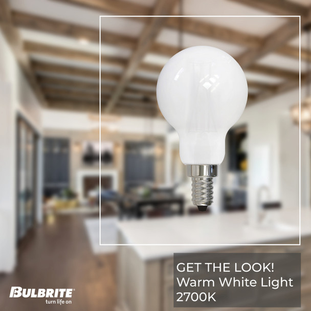 Bulbrite LED 4 Watt A15 Light Bulb With Candelabra Screw (E12) Base - alternate image 6