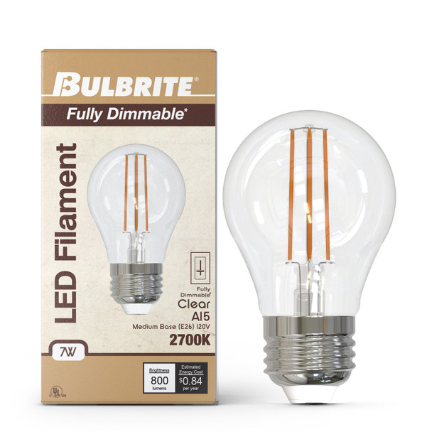 Bulbrite LED 7 Watt A15 Light Bulb With Medium Screw (E26) Base - alternate image 1