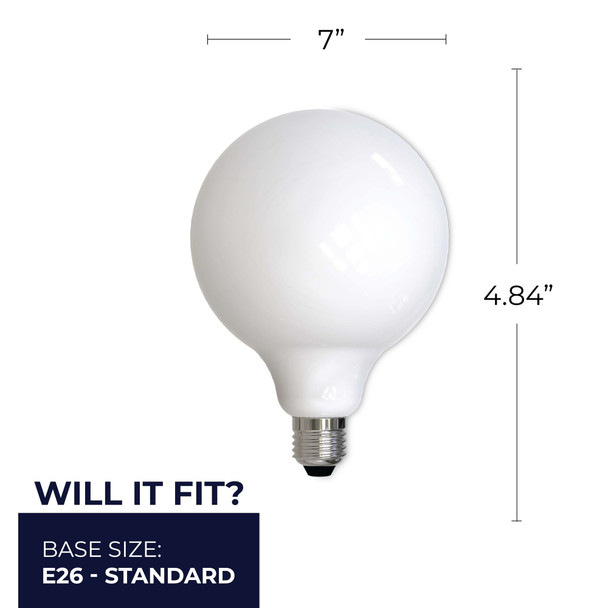 Bulbrite LED 8.5 Watt G40 Light Bulb With Medium Screw (E26) Base - alternate image 9