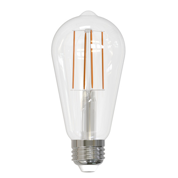 Bulbrite LED 8.5 Watt ST18 Light Bulb With A Clear Finish And Medium Screw (E26) Base, 5000K (Soft Daylight Light) - main product image