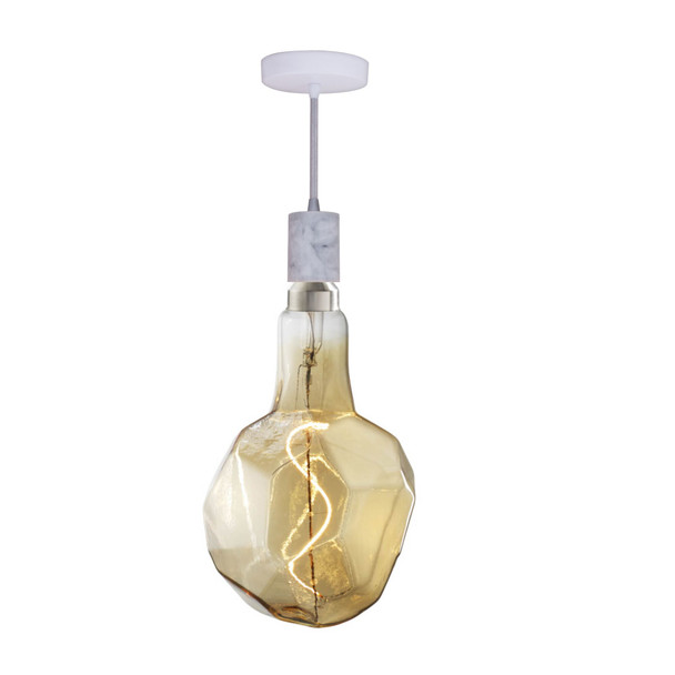 Bulbrite LED 4 Watt Pendant Fixture With An Antique Finish, 2000K (Amber Light) - main product image