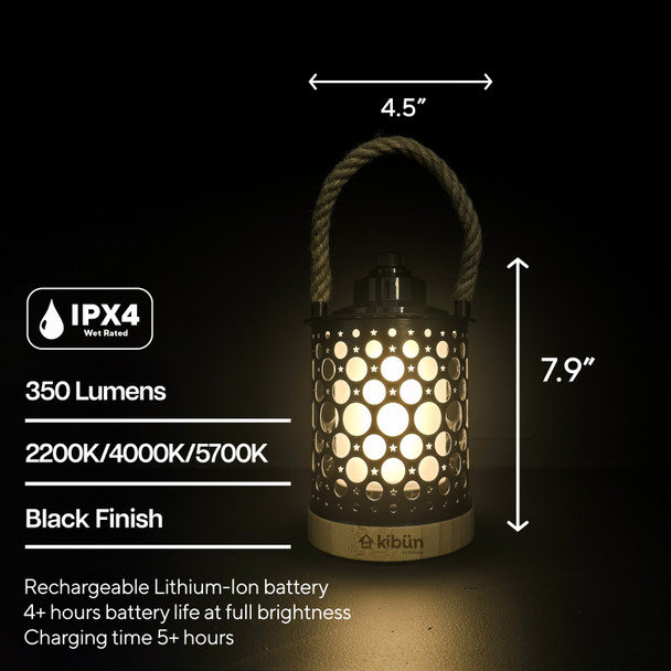 Kibun LED 10.8 Watt Cordless Fixture, 2200K/4000K/5700K - alternate image 6