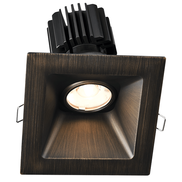 Lotus Tangra 4" Gimbal Square Sloped Wide Trim, 3000K, CRI98