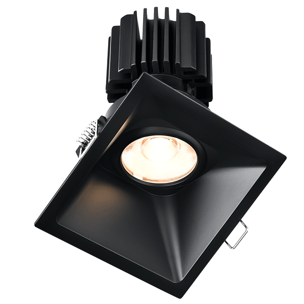 Tangra 4" Gimbal Square Sloped Thin Trim, 4CCT+DTW 3500K-2700K, CRI90