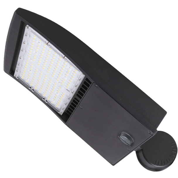 EiKO VERT Area and Site Light, VRT1, 100W, 4000K, 120-277V, 0-10V, Type III, Bronze