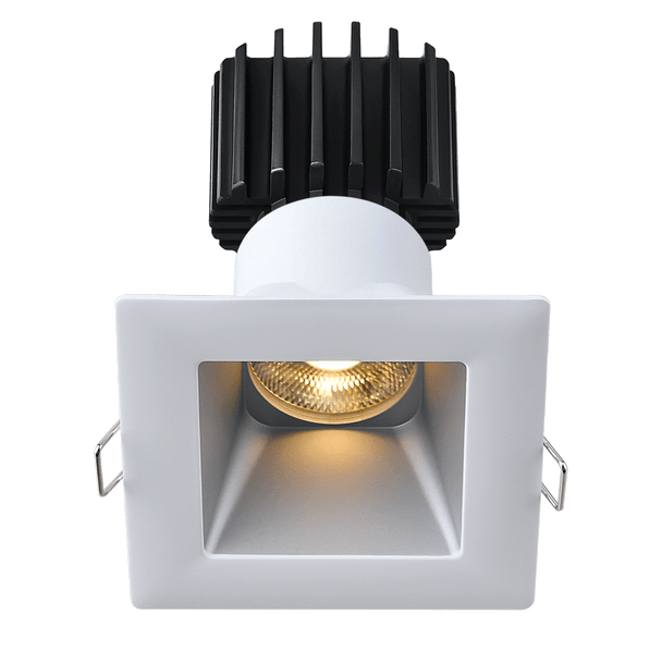 Lotus Tangra 3" Fixed Square Deep Regressed Wide Trim, Dim to Warm 3000K-1800K, CRI95