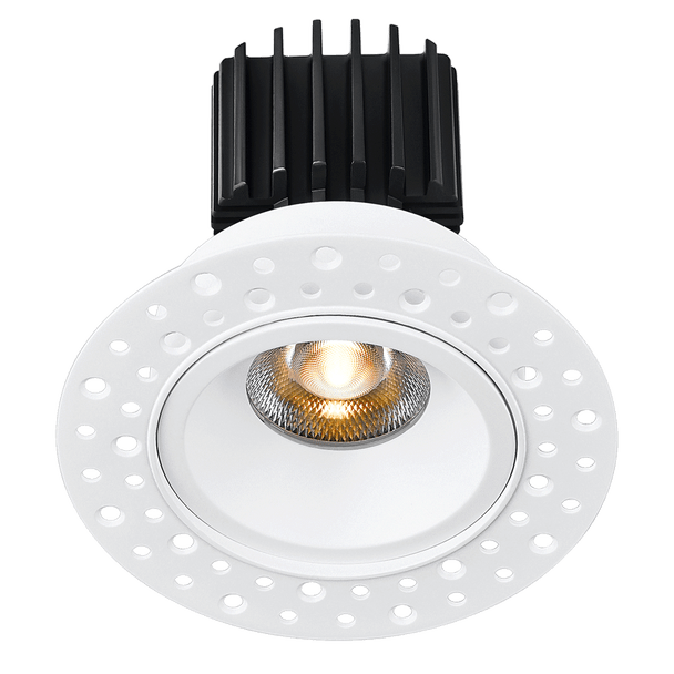 Lotus Tangra 3" Fixed Round Recessed Invisible Trim, 4CCT+DTW 3500K-2700K CRI90 LED