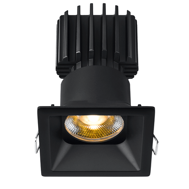 Lotus Tangra 3" Fixed Square Recessed Thin Trim, 3000K, CRI98