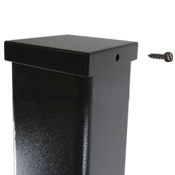 16 Foot Square Straight Aluminum Light Pole, 5" Wide, 0.188" Wall Thickness, 11" Bolt Circle