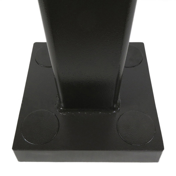 15 Foot Square Straight Aluminum Light Pole, 5" Wide, 0.188" Wall Thickness