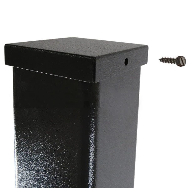 25 Foot Square Straight Aluminum Light Pole, 5" Wide, 0.188" Wall Thickness, 11" Bolt Circle