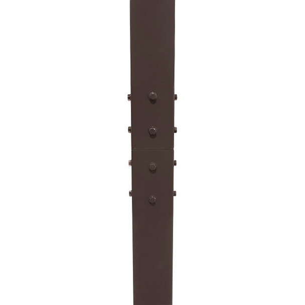 EZ Sectional Steel Light Pole, 16', 4" Wide, 11 Gauge