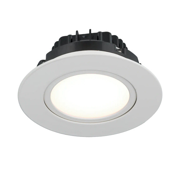 American Lighting DIP 360 Gimbal Downlight, 6", White Finish, 120V, 5CCT, 90 CRI