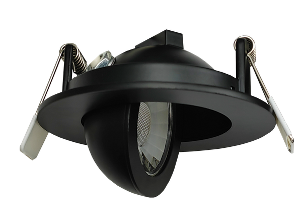 3” Round Floating Gimbal Black - alternate image 2