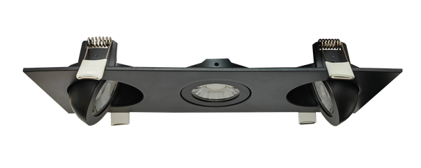 3" Triple head multiple floating gimbal White - alternate image 2