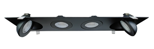 3.5" Four head multiple floating gimbal White - alternate image 2