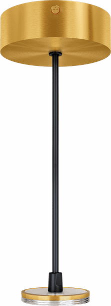 3 Inch Surface Mount Adjustable Pendant  Cord (Brushed Brass) - main product image