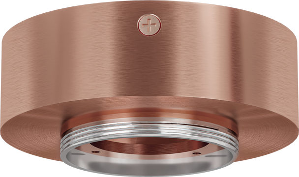 3 Inch Surface Mount Canopy (Brushed Copper) - main product image