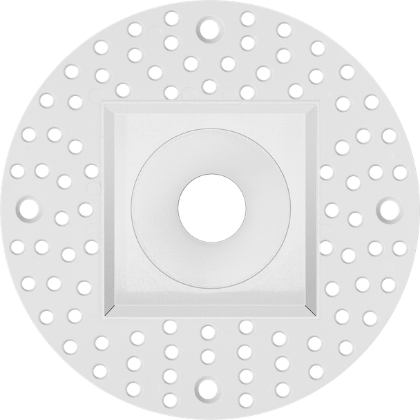 1 Inch White Square Trimless Kit - main product image