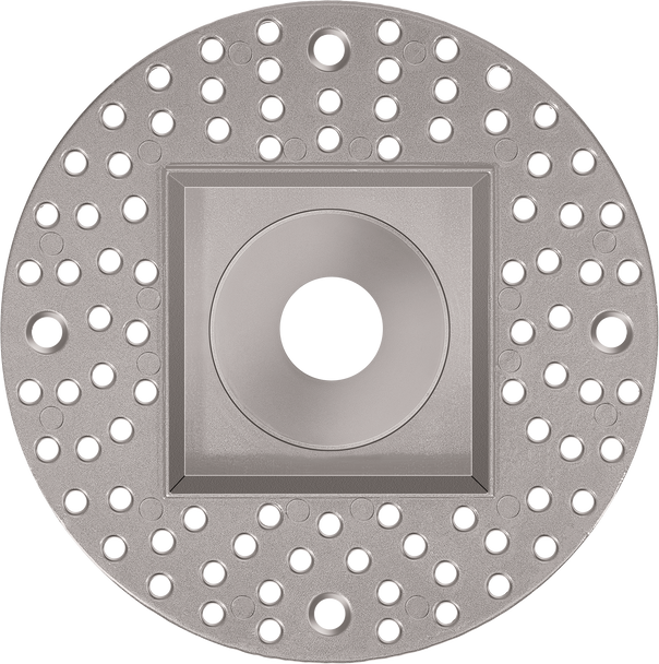 1 Inch Brushed Nickel Square Trimless Kit - main product image