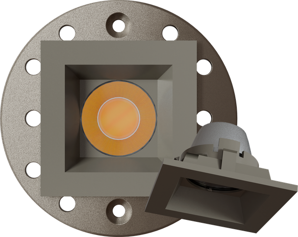 1 Inch Nickel Square Trimmed Kit - main product image