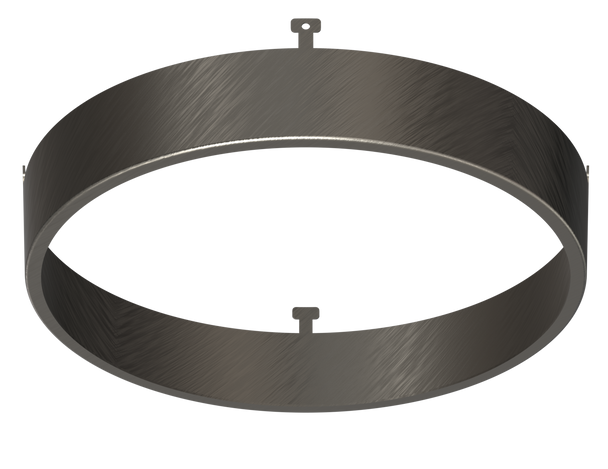 5" Round Brushed Nickel Surface Mount Cover - main product image