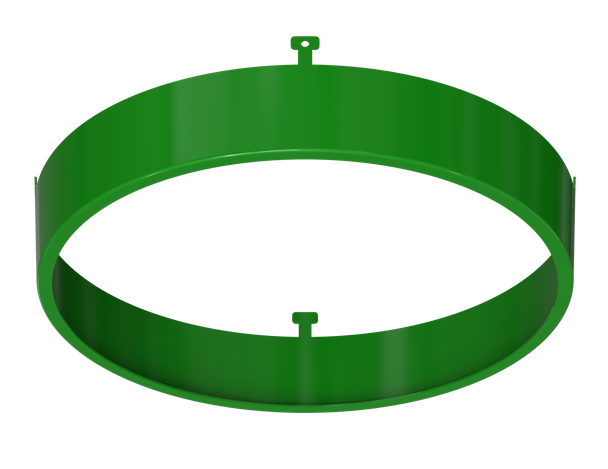 5" Round Green Surface Mount Cover - main product image