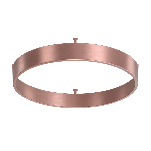 7" Round Brushed Copper Surface Mount Cover - main product image