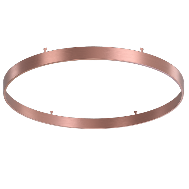 14" Round Brushed Copper Surface Mount Cover - main product image