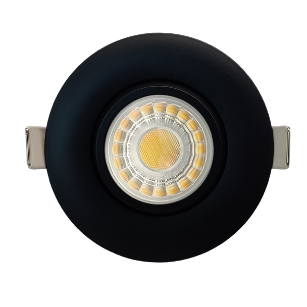 3" Round Flushed Gimbal (Black) - main product image