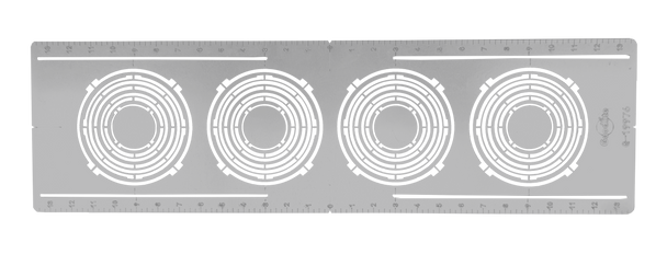 Flat Multi hole 6" On-Center NC plate 7 Sizes - main product image
