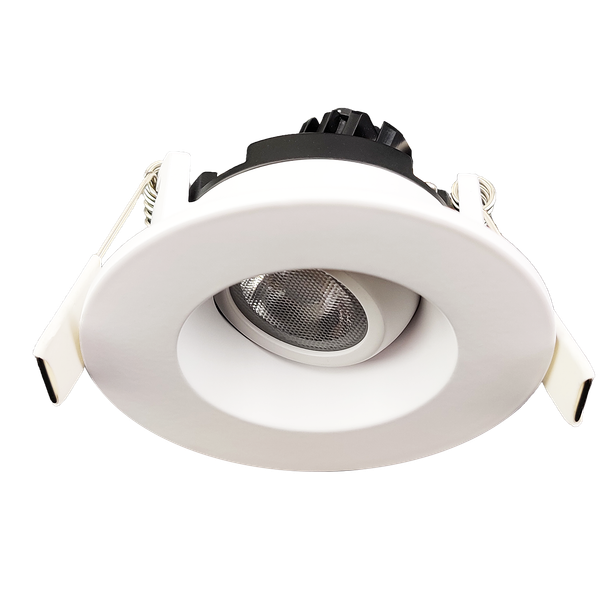 2” Round Regress Gimbal (White) - alternate image 2