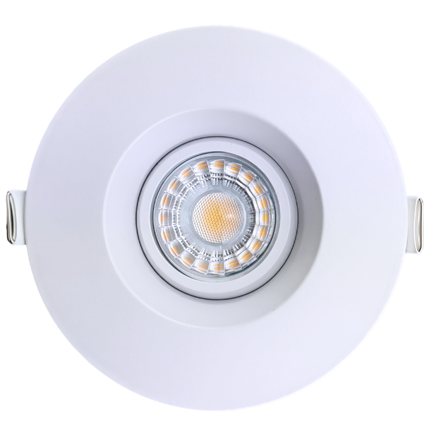 3” Round Regress Gimbal (White) - main product image