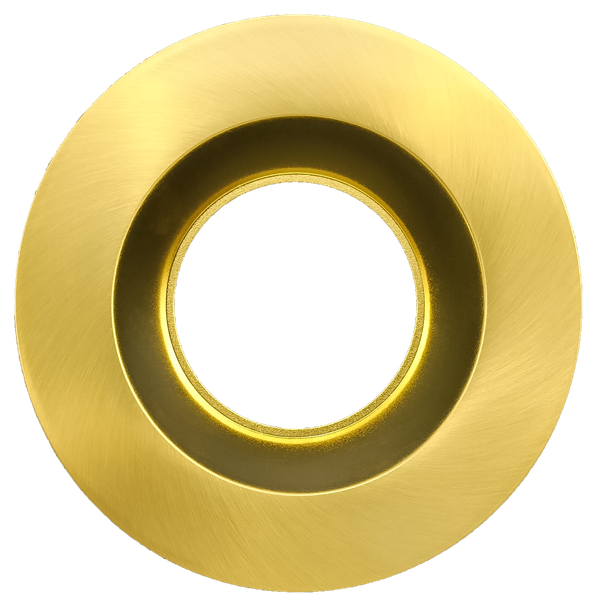 3.5 Inch Brushed Brass Round Trim (Gen1) - main product image