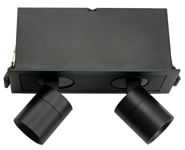 2" Double Head Retractable Black - main product image