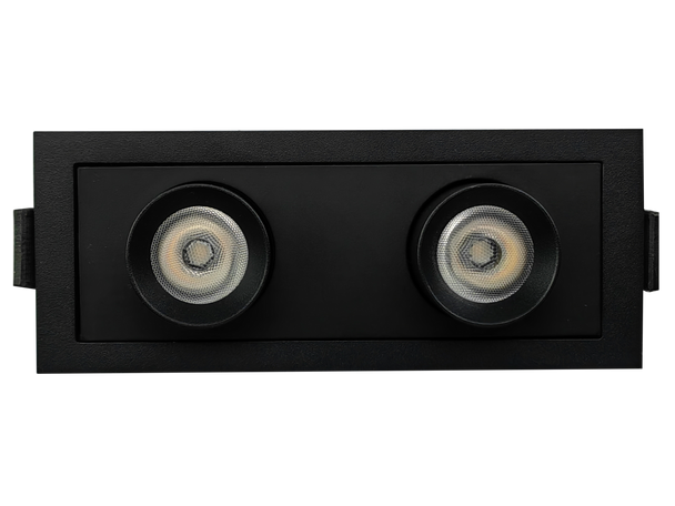 2" Double Head Retractable Black - alternate image 3