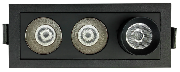 2" Three Head Combo Multiple Black - alternate image 2