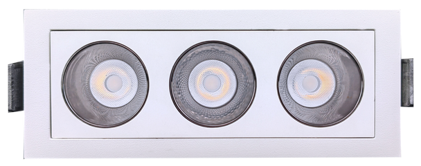 2" Three Head Fixed Multiple White - main product image